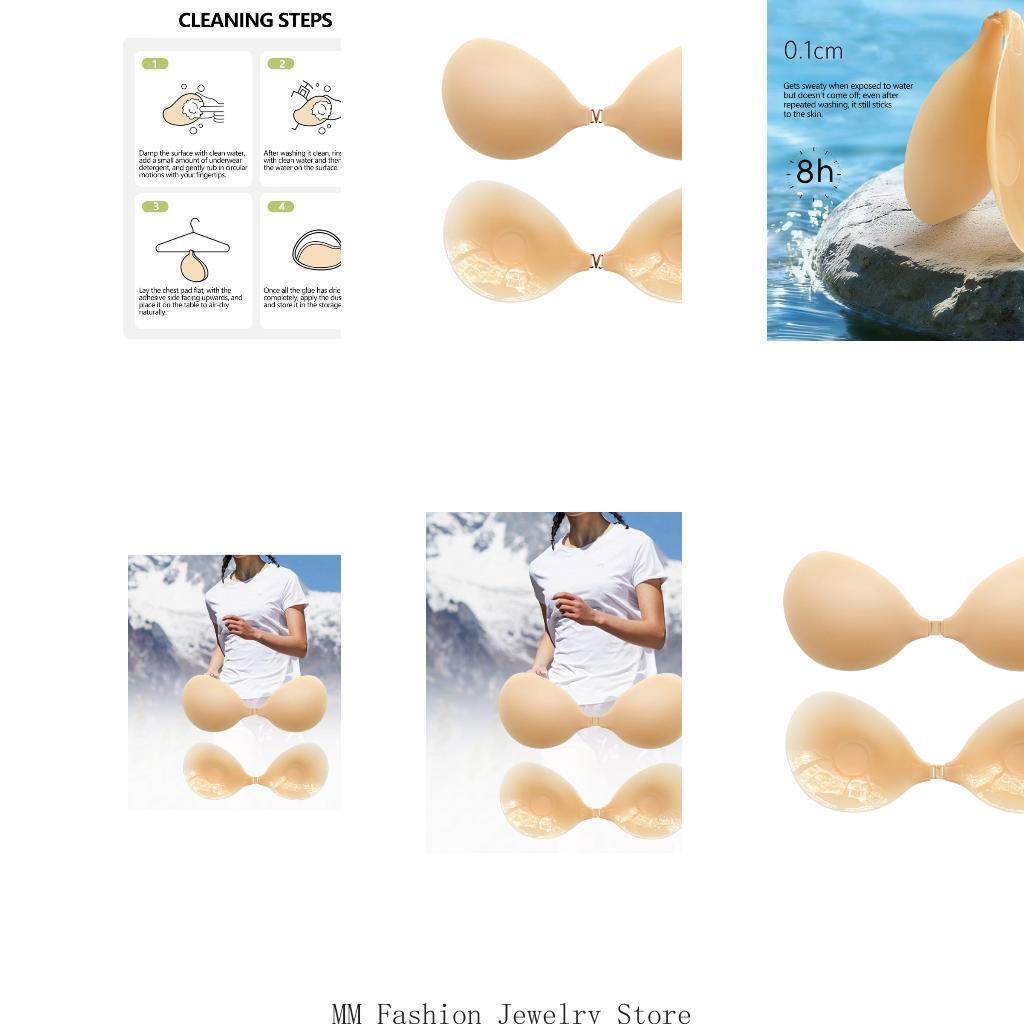 Backless Bra Sticky - Stickys Backless Push up Sütyen Straplez