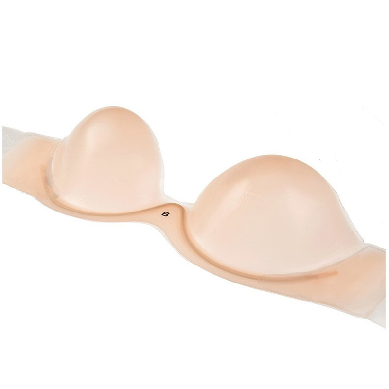 Backless Bra Sticky - Artı Boyutu Silikon Sutyen Kadın Straplez